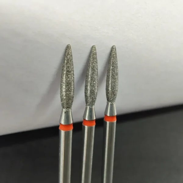 Podomedical Frez Diamentowy Długi Płomyk czerwony